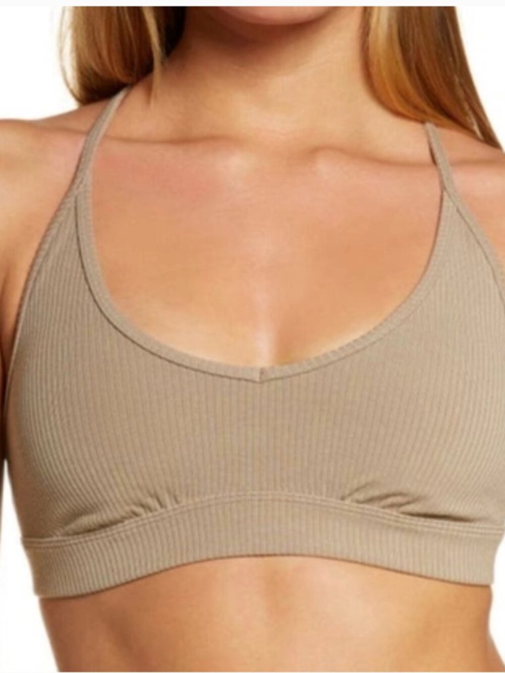 ALO Yoga Nude Sports Bra- Small
